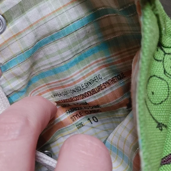 Hand Designed Invader Zim High-Tops - Picture 6 of 9